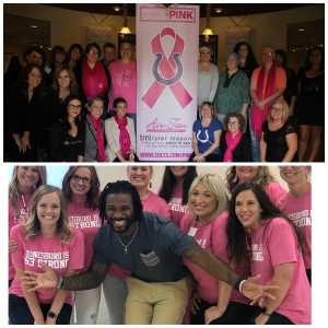 Thursday Night Tailgate Spotlight on the Positive: Colts Pamper Her Pink and DeAngelo Williams 53 Strong For Sandra, Programs for Breast Cancer Awareness