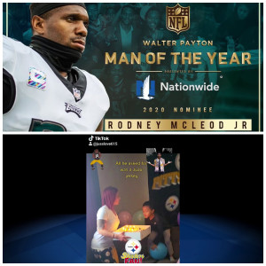Spotlight on the Positive 2/4/21: Eagles Safety Rodney McLeod and Steelers WR JuJu Smith Schuster