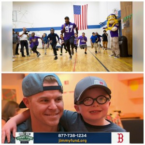 Thursday Night Tailgate Community Spotlight on the Positive: Vikings DE Everson Griffin & Red Sox INF Brock Holt