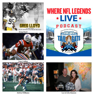 NFL Legends Greg Lloyd and Delvin Williams, Plus Guardian Caps Founders Lee & Erin Hanson Join Us...