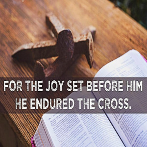 ’For the joy set before Him’