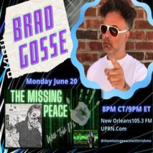 The Missing Peace Welcomes Guest Brad Gosse, June 20th, 2 UFO Paranormal Radio UFO Paranormal Radio Join Trish Mo Tonight,  June 20 at 8PM CT/9PM ET with Dark Humor author,  Brad Gosse!
