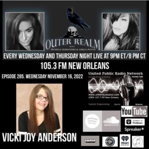 The Outer Realm Welcomes Vicki Joy Anderson, November 16th, 2022 - Sleep Paralysis