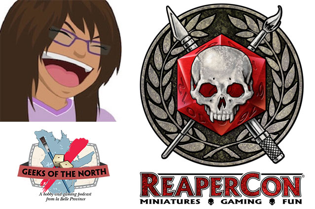 Geeks of the North Episode 35 - Reapercon and painting on the go with guest host Mocha