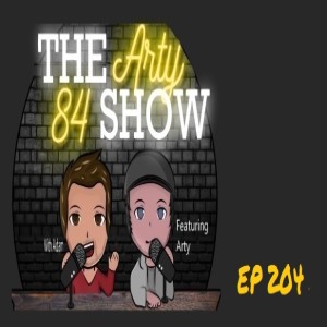 Adam and his thoughts on aliens on The Arty 84 Show – EP 204
