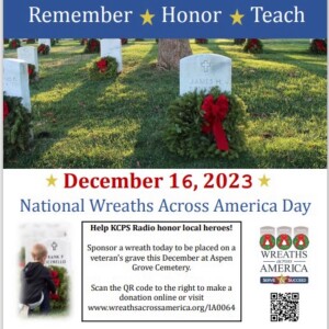 Chip Giannettino for Wreaths across America- Aspen Grove Burlington Iowa