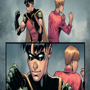 Robin swings both ways
