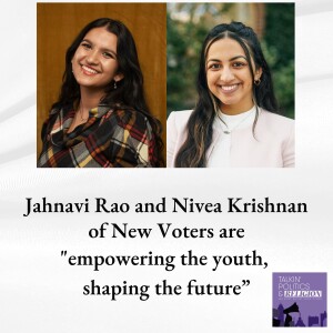 Jahnavi Rao and Nivea Krishnan of New Voters are ”empowering the youth,  shaping the future”