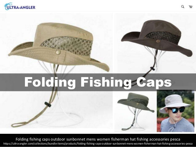 Folding fishing caps outdoor sunbonnet for mens women