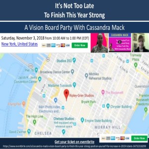 Join Vision Board Party With Cassandra Mack at Manhattan on November 3, 2018