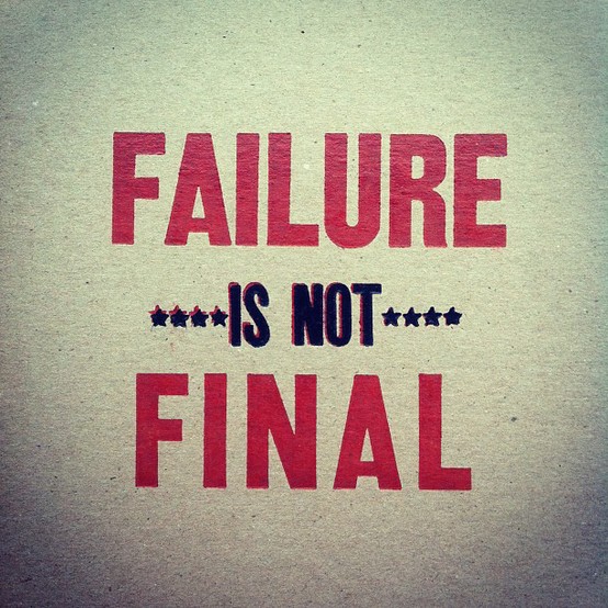 Get Moving Mondays - Failure is NOT Final