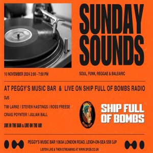 Sunday Sounds from Peggy's Music Bar -10/10/2024