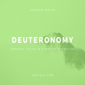 Deuteronomy: A Change in Leadership