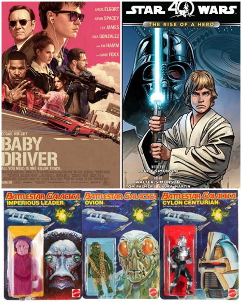 Geekfest Rants Ep. 312 - Baby Driver Review - Star Wars Comic - Galactica Figures