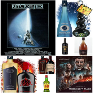 Geekfest Rants Ep.460: Jedi & Midnight Mass Posters - Genre Wine Bottles