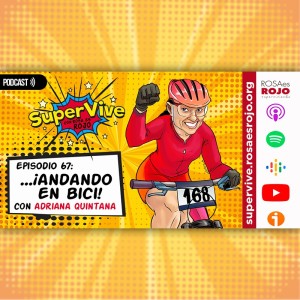 SuperVive andando en bici - Adriana Quintana, Aideé y Paco.