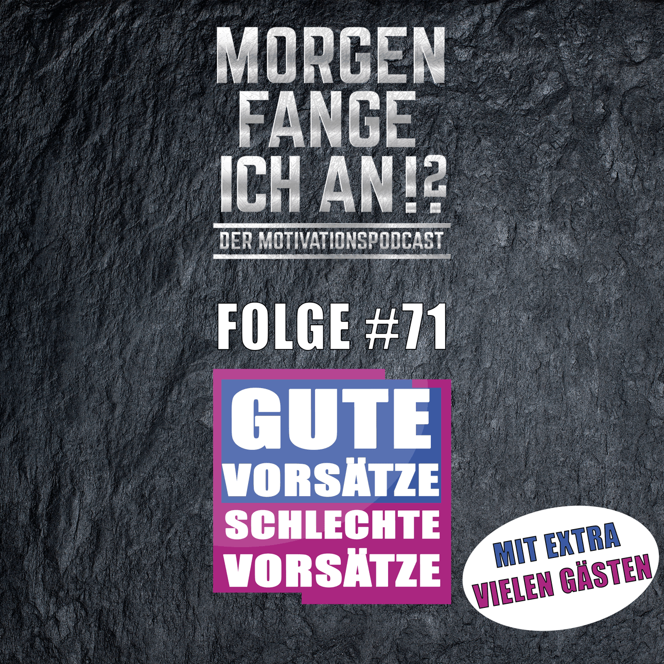 Morgen fange ich an!?