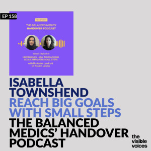 Reaching Big Goals Through Small Steps on The Balanced Medics Handover Podcast