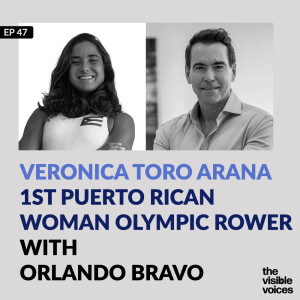 Orlando Bravo with Verónica Toro Arana Puerto Rico’s 1st  Woman Olympic Rower