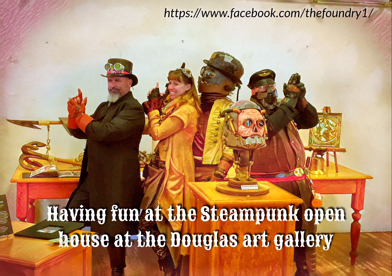 Steampunk Exhibit at Douglas city Art Gallery