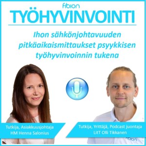 Ihon sähkönjohtavuuden pitkäaikaismittaukset psyykkisen työhyvinvoinnin tukena