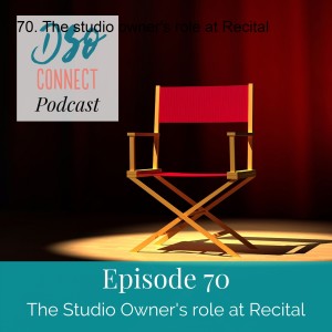 70. The studio owner's role at Recital