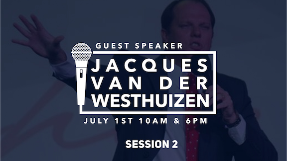 Guest Speaker Jacques Van Der Westhuizen - Session 2 - 07/01/2018