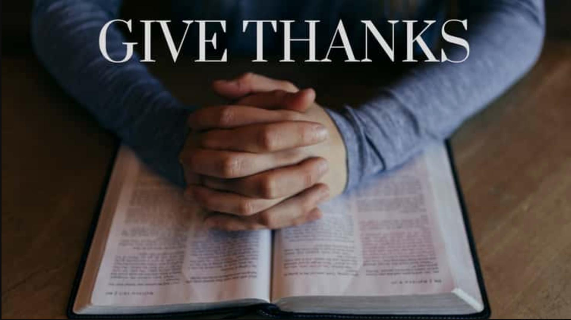 Give Thanks - 01/28/18