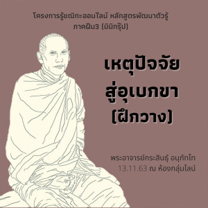 เหตุปัจจัยสู่อุเบกขา (ฝึกวาง) พจ.กระสินธุ์ 151163