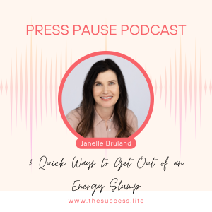 Press Pause: 3 Quick Ways to Get Out of an Energy Slump