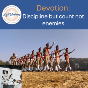 Audio Devotion: Discipline them but count not enemies