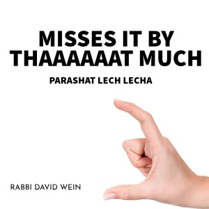 Missed it by Thaaaaaat Much (Parashat Lech Lecha)