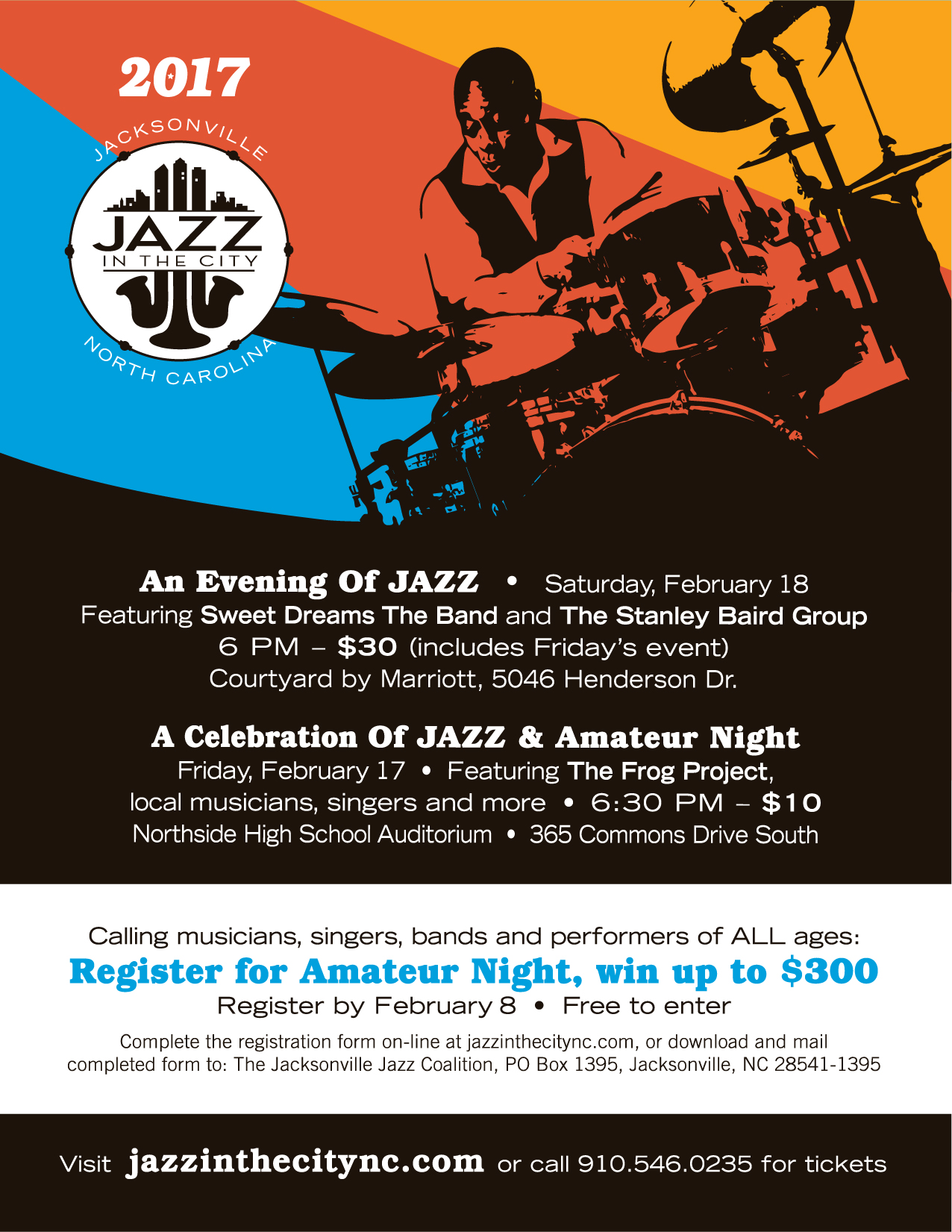 Enjoy Commercial! Two Day Jazz Event Featuring A Celebration Of Jazz Feb 17th &amp; 18th by "JAZZ IN THE CITY"