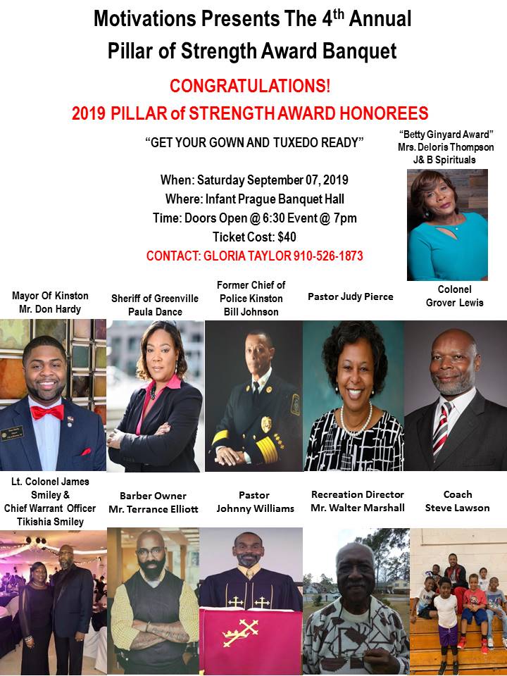 Motivations 2nd Annual Pillar of Strength Award Banquet 