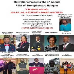 Part #2 Motivations Presents 4th Annual Pillar of Strength Award Honorees