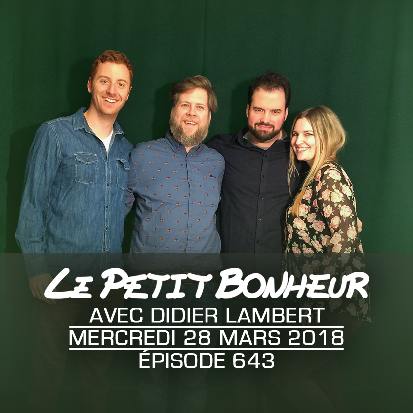 LPB #643 - Didier Lambert - “...Un paquet de préjugés vient de tomber drette là…”