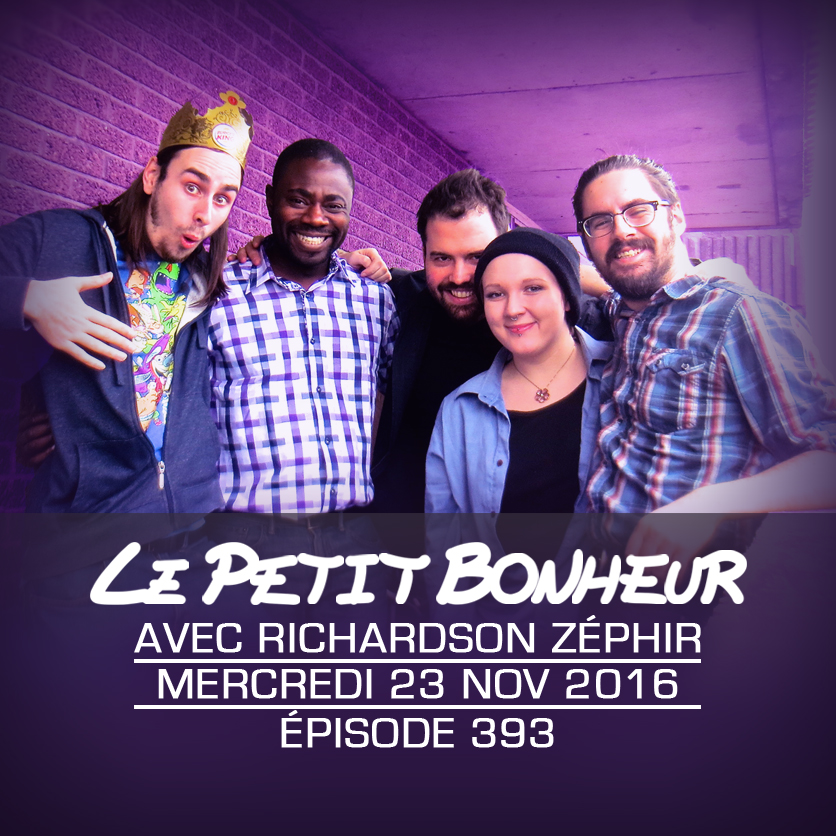 LPB #393 - Richardson Zéphir - Mer - Priorité politique et émissions comiques!