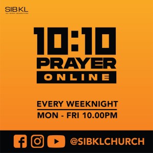 10:10 Prayer Online | 25 March 2020: with Pr Lew Lee Choo | Teaching: An Open Heaven of Blessings Through the Blood of Jesus Christ. (Ephesians 1 & 2).