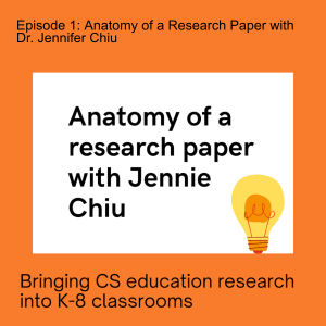 Episode 1: Anatomy of a research paper with Jennie Chiu