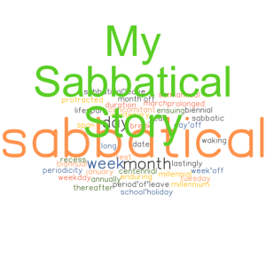 My Sabbatical Story