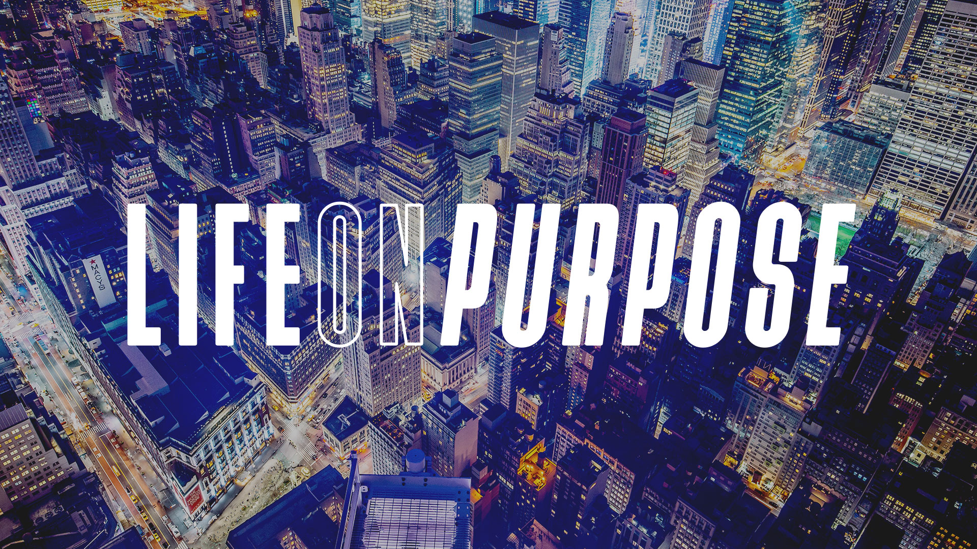 Life On Purpose - Ps. Jurgen Matthesius