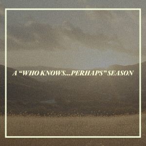 A “Who Knows…Perhaps” Season - Lee Ann Yarbor