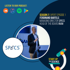 S2 Episode 3: EXPERT EPISODE - Ferdinand Bartels | Business Advice for Deep Tech Startups