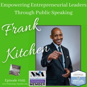 Frank Kitchen- Episode #102: Empowering Entrepreneurial Leaders Through Public Speaking