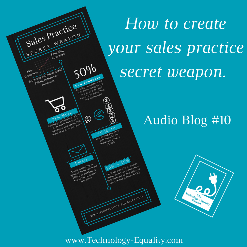 How to create your sales practice secret weapon. 