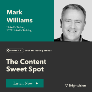 The Content Sweet Spot - Mark Williams