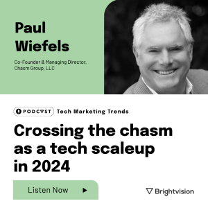 Crossing the chasm as a tech scaleup in 2024 - Paul Wiefels