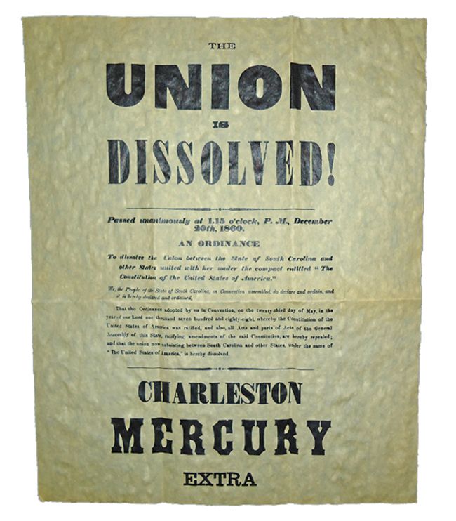 December 20 THE UNION IS DISSOLVED!!!