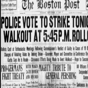 September 9 - Boston Police Strike