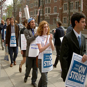 February 17 - Yale Grad students strike